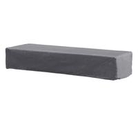 Perel Housse d'extérieur pour chaise longue, gris, 200 cm x 75 cm x 40 cm