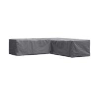 Perel Housse d'extérieur pour ensemble de jardin, gris, forme L, 300 cm x 300 cm x 70 cm