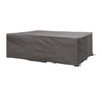 Perel Housse d'extérieur pour ensemble de jardin, gris, rectangulaire, 300 cm x 300 cm x 75 cm