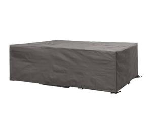 Perel Housse d'extérieur pour Ensemble de Jardin, Gris, rectangulaire, 300 cm x 300 cm x 75 cm