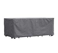 Perel Housse pour salon de jardin 310 x 180 x 95 cm, imperméable et résistante UV, housse rectangulaire robuste pour grands ensembles, gris
