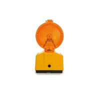 Perel Lampe de chantier LED orange, pour une grande visibilité sur le chantier ou dans les zones dangereuses