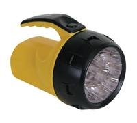 Perel LAMPE TORCHE LED PUISSANTE - 9 LED - 4 x PILE AA