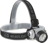 Perel Lampe frontale à LED, lampe de tête courir, lampe de tête jogging randonnée camping chasse pêche, lampe de tête