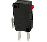 Perel MICRORUPTEUR 12A, Bouton-poussoir Noir, IP67, 12A / 125VCA, 6A / 250VCA