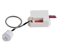 Perel Mini détecteur de Mouvement, PIR, Plage de détection 8 m, Angle de détection 100°, IP20, Usage intérieur, Blanc