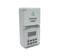 Perel Programmateur électrique hebdomadaire pour usage extérieur
