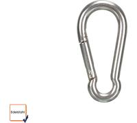 Perel Mousqueton, acier inoxydable, diamètre 8 mm, hauteur 80 mm, largeur 40 mm