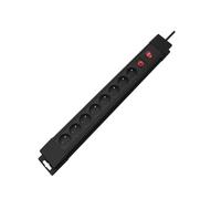 Perel multiprise 8 Prises Type E 1.5m 3500W avec Interrupteur et sécurité Enfant