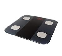 Perel Pèse-personne intelligent avec application Tuya Smart, max. 180 kg, numérique, analyse corporelle, IMC, écran LED, fonction marche/arrêt
