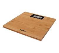Perel Pèse-personne, numérique, max. 200 kg, écran LCD, extinction automatique, indicateur de pile faible, indicateur de surcharge, bambou