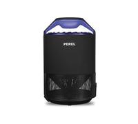 Perel Tools – Tueur d'insectes LED UV Compact pour intérieur, ventilateur, USB, 50 m², silencieux