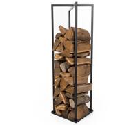 Perel Porte-bûches 34x34x118 cm Noir