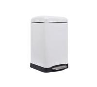 Perel Poubelle à pédale métallique avec seau amovible, base solide et pédale antidérapante, idéale pour la maison et le bureau