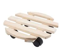 Perel QT401 Porte-plantes roulant rond 300 x 300 mm charge max 60 kg