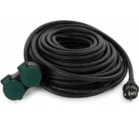 Perel - Rallonge Électrique avec 2 Prises - Usage Extérieur - Terre Française - 20 M