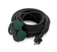 Perel - Rallonge Électrique avec 2 Prises - Usage Extérieur - SCHUKO - 10 M