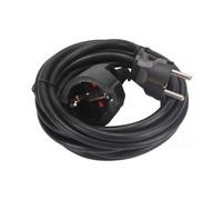 Perel Rallonge, H05VV-F 3G1.5, 3 m, 16 A/230 V, 3500 W, Type E/F, Schuko, Usage intérieur, PVC, Noir