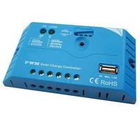 Perel RÉGULATEUR SOLAIRE MLI AVEC CONNEXION USB - 10 A - 12/12 VCC