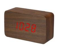 Perel Réveil 12,5x7,5 cm Marron Brun G