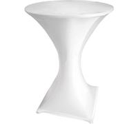 Perel Tools Housse pour table Cocktail – Blanc