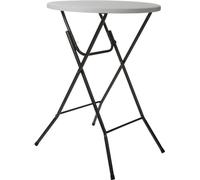 Perel standing table Table haute blanc FP185N Charge (poids) max. 80 kg