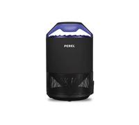 Perel Tueur d insectes LED UV avec ventilateur, couverture 50 m², fonctionnement silencieux, alimentation USB, modèle compact pour