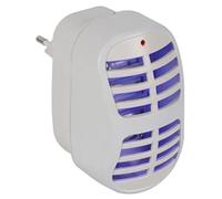 Perel Tueur d Insectes LED UV électrique, Grille 900V, modèle Mural Plug-and-Play, Fonctionnement Silencieux, Couverture 20 m², Appareil Compact pour intérieur