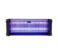 Perel Tueur d' Insectes UV électrique intérieur, Grille 2800V, Appareil Silencieux avec bac métallique Amovible, Couverture 150 m², Solution sans Produits Chimiques
