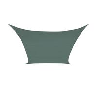 Perel Voile D'ombrage Carrée 3,6 M Gris Vert