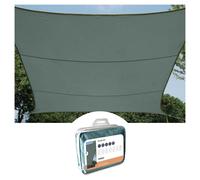 Perel VOILE SOLAIRE - CARR - 5 x 5 m - COULEUR : GRIS VERT