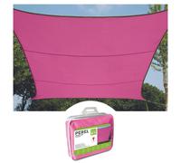 Perel VOILE SOLAIRE - CARRÉ - 3.6 x 3.6 m - COULEUR: FUCHSIA
