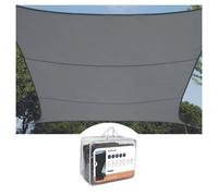Perel VOILE SOLAIRE PERMABLE - CARR - 5x5m - COULEUR: ANTHRACITE