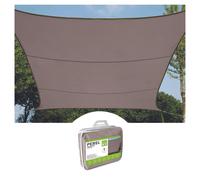 Perel VOILE SOLAIRE - RECTANGULAIRE - 2 x 3 m - COULEUR: GRIS TAUPE