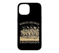 Pères des steppes Empire Mongol Gengis Khan Horde d'or Coque pour iPhone 15