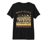 Pères des steppes Empire Mongol Gengis Khan Horde d'or T-Shirt Haut de Gamme