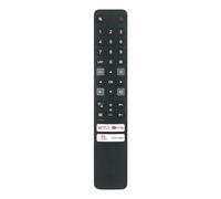 PERFASCIN RC901V FMRG Télécommande vocale de rechange pour téléviseur LCD TCL C735 C825 C725 avec boutons Netflix YouTube TCL-Channel Prime Video