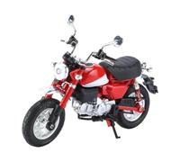 perfeclan 1/12 Modèle de Moto En Alliage Cadeau de Pendaison de Crémaillère Décor de Rétro Figurine de Moto Statue Miniature pour Table Étagère Maison, Rouge