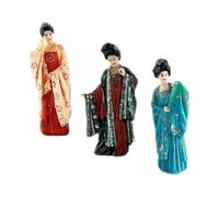 Perfeclan 1:87 Miniature Modèle Figures Chine Ancienne Poupée Statue Objets de Collection Décoration de Bureau Sculpture Chinoise pour Micro Paysages Dispositio, StyleA