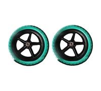 Perfeclan 1 Paire de Roues de Rechange pour draisienne, Roues d'entraînement, pneus de vélo d'entraînement, réduction du Bruit, réparation, 27 cm, Vert