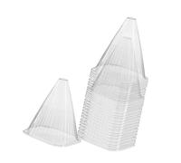 Perfeclan 10 Pièces Cloches de Jardin Protecteurs de Semis Cloches de Forçage Mini en Plastique Rigide Protégeant des Animaux Adapté Privés, 30 Pièces