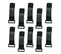 Perfeclan 10 Pièces Sangles de Serrage Vélo Porte-vélo Support de Sangle de Maintien Crochet et Boucles, 20 cm