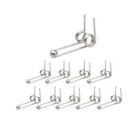 perfeclan 10 ressorts de à double retour en acier inoxydable, diamètre du fil : 1,2 mm, pièces de rechange pour fers à friser, 30mm