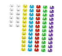 Perfeclan 100 Bagues de Patte de Pigeon de 8 Mm pour Canards Mandarins et Petites Volailles