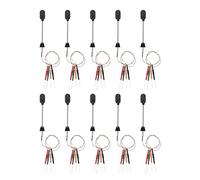 Perfeclan 10pcs Train Traffic Light Street Railway 12V Signal Lumineux Diorama 1:100