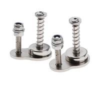 Perfeclan 2 Ensembles De Verrouillage De Support à Pression De Boucle Magnétique De Vélo Pliant pour Le Stockage De Vélo Pliant