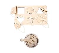 Perfeclan 2 Pièces Busy Board DIY Accessoires Manivelle Gear et Correspondance de Forme