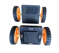 perfeclan 2 pièces carreaux magnétiques roues ensemble de roues développement éducatif du cerveau roues magnétiques accessoires à créer soi-même jouets pour les