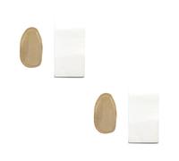 Perfeclan 2 Pièces Oreilles Dressées Autocollants Soutien Oreilles Outils Fixation Non Tissé Confortable pour Soins Animaux Chiens Chevaux Adapté à Soins Quotid
