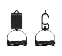 Perfeclan 2 poignées de Traction, poignées de Barre d'haltères, Accessoire Portable Professionnel pour tirage Vertical, de Barre de Traction pour